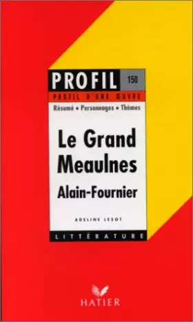 Couverture du produit · Le Grand Meaulnes.