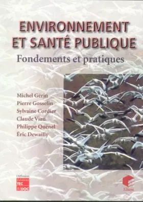 Couverture du produit · Environnement et santé publique : fondements et pratiques