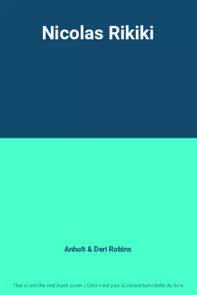 Couverture du produit · Nicolas Rikiki