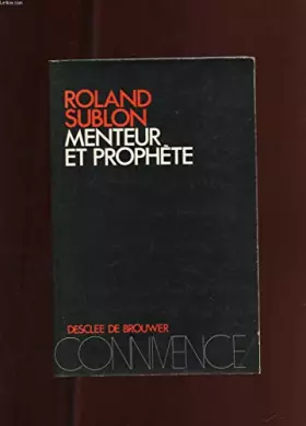 Couverture du produit · Menteur et prophète...