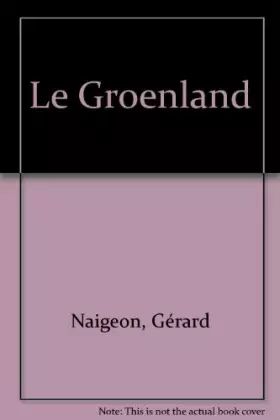 Couverture du produit · Le Groenland