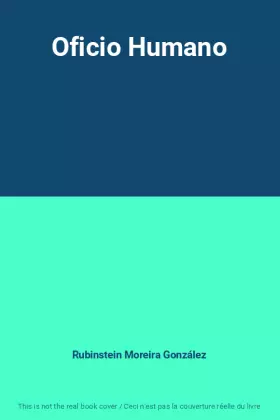 Couverture du produit · Oficio Humano