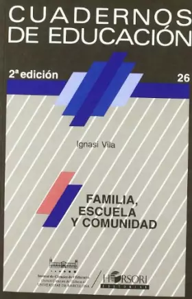 Couverture du produit · Familia, escuela y comunidad