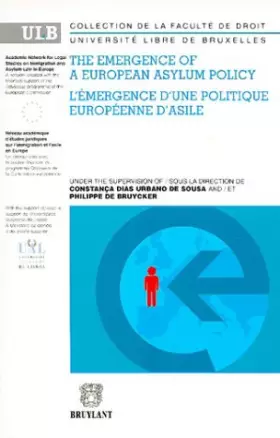 Couverture du produit · L'émergence d'une politique européenne d'asile