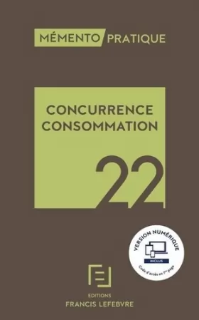 Couverture du produit · Mémento Concurrence Consommation 2022