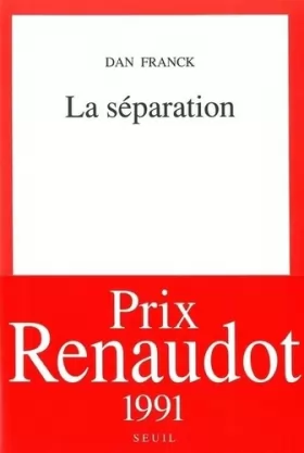 Couverture du produit · La séparation - Prix Renaudot 1991
