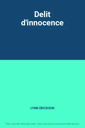 Couverture du produit · Delit d'innocence