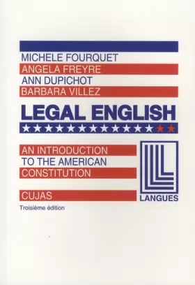 Couverture du produit · Legal English 2 An introduction to the American Constitution