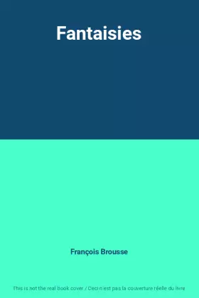 Couverture du produit · Fantaisies