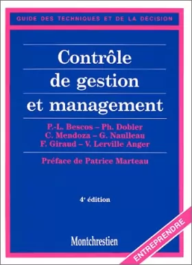Couverture du produit · Contrôle de gestion et management, 4e édition