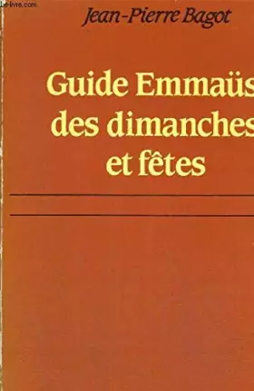 Couverture du produit · Broché - Guide emmaüs des dimanches et fêtes