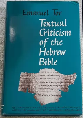 Couverture du produit · Textual Criticism of the Hebrew Bible