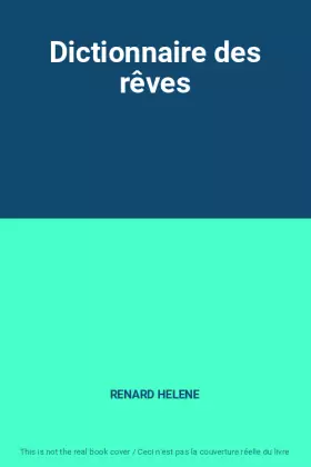 Couverture du produit · Dictionnaire des rêves