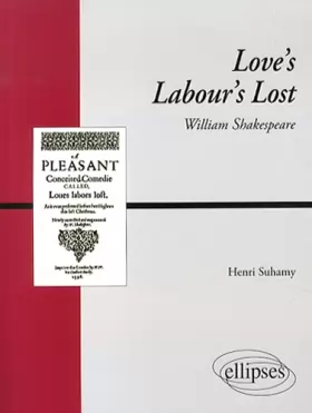 Couverture du produit · Love's Labour's Lost William Shakespeare