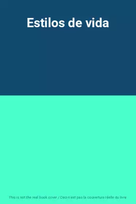 Couverture du produit · Estilos de vida
