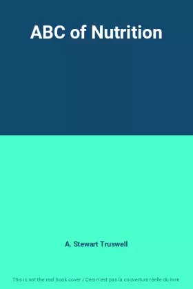 Couverture du produit · ABC of Nutrition