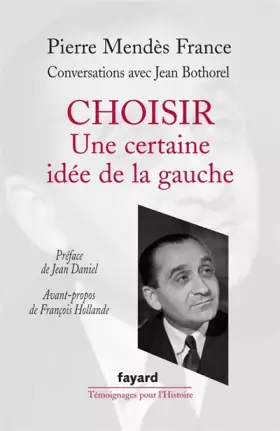 Couverture du produit · Choisir : Conversations avec Jean Bothorel