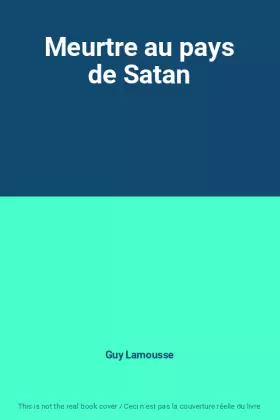 Couverture du produit · Meurtre au pays de Satan