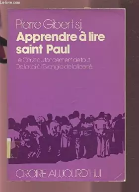 Couverture du produit · Apprendre à lire Saint Paul