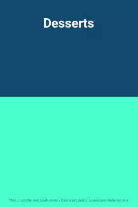 Couverture du produit · Desserts