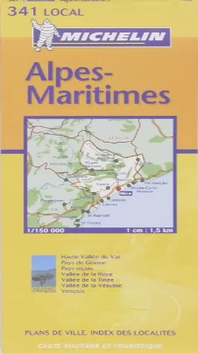 Couverture du produit · Carte routière : Alpes-Maritimes, N° 11341