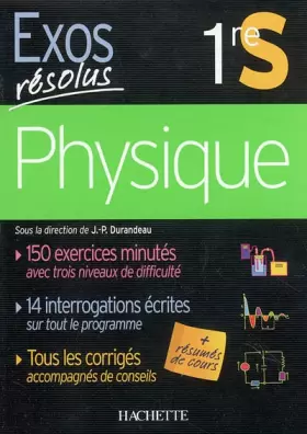 Couverture du produit · Exos résolus : Physique 1e S