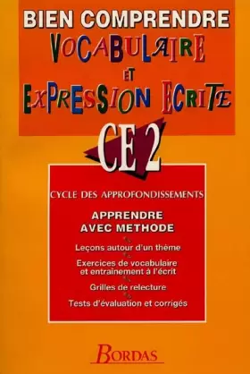 Couverture du produit · BIEN COMP/VOCABUL. CE2 (Ancienne Edition)