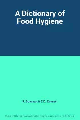 Couverture du produit · A Dictionary of Food Hygiene