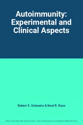 Couverture du produit · Autoimmunity: Experimental and Clinical Aspects