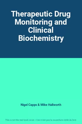 Couverture du produit · Therapeutic Drug Monitoring and Clinical Biochemistry