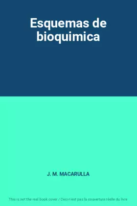 Couverture du produit · Esquemas de bioquimica