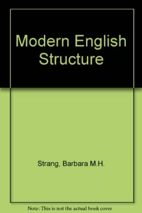 Couverture du produit · Modern English Structure