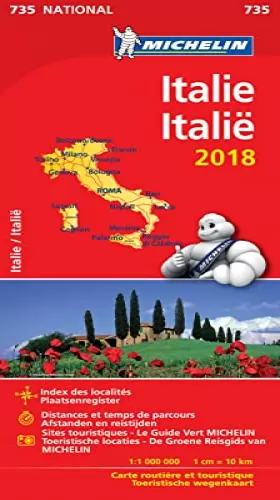 Couverture du produit · Italie 11735 Carte 'National' 2018 Michelin kaart