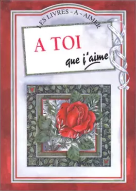 Couverture du produit · A toi que j'aime