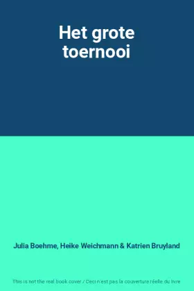 Couverture du produit · Het grote toernooi