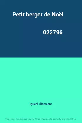 Couverture du produit · Petit berger de Noël                                                                          022796