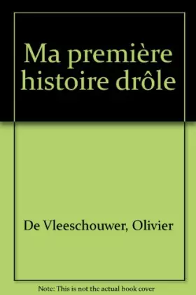 Couverture du produit · Ma première histoire drôle