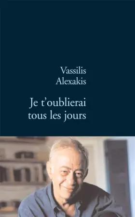 Couverture du produit · Je t'oublierai tous les jours