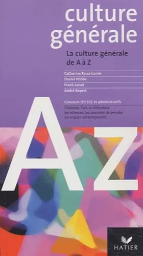 Couverture du produit · Culture générale de A à Z, 2004