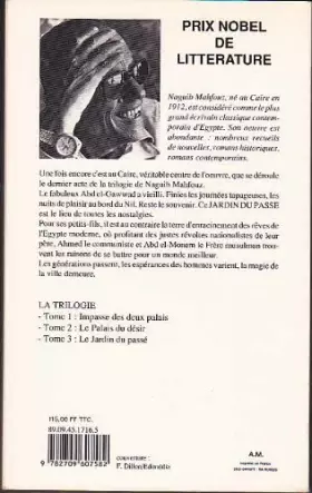 Couverture du produit · Le jardin du passé