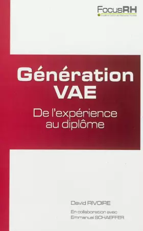 Couverture du produit · Génération VAE : De l'expérience au diplôme