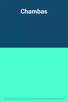 Couverture du produit · Chambas