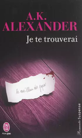 Couverture du produit · Je te trouverai