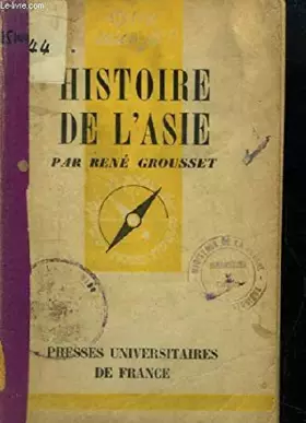 Couverture du produit · Histoire de l'Asie.