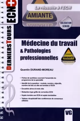 Couverture du produit · Médecine du travail & Pathologies professionnelles