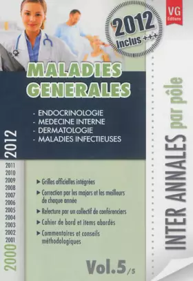 Couverture du produit · Maladies générales : 2000-2012