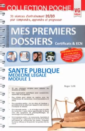 Couverture du produit · Santé publique médecine légale module 1