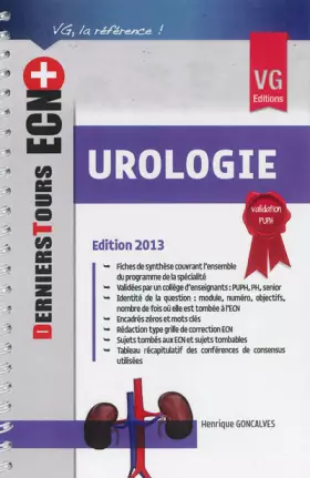 Couverture du produit · Urologie