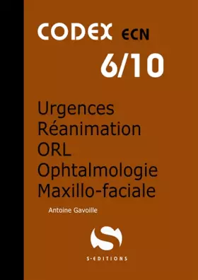 Couverture du produit · 6- Urgences-Réanimation-Anesthésie-Orl-Maxillo facial