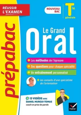 Couverture du produit · Prépabac Le Grand Oral Tle générale - Bac 2023: nouveau bac